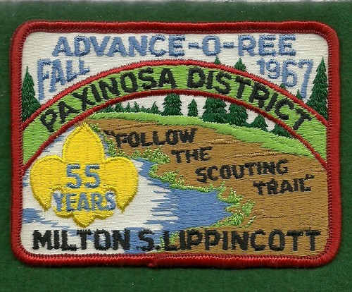 Boy scout patch 1967 - boy, paxinosa