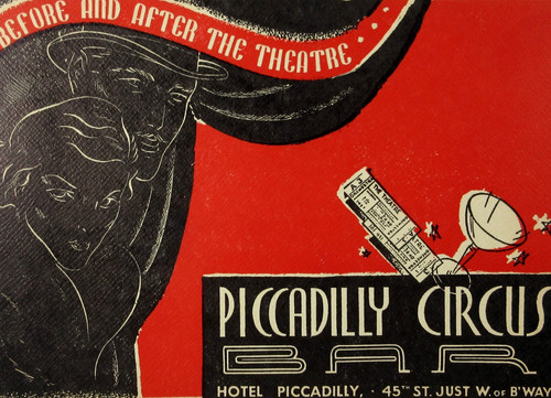 Vintage piccadilly circus - piccadilly,