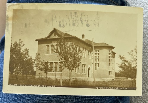 1906 rppc great - great, kansas