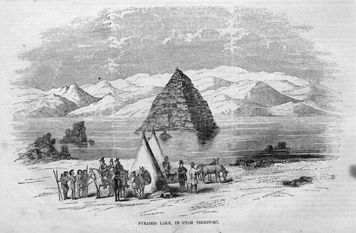 Pyramid lake utah - lake, territory