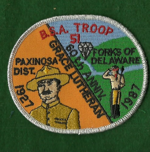Boy scout patch 1987 - -,
